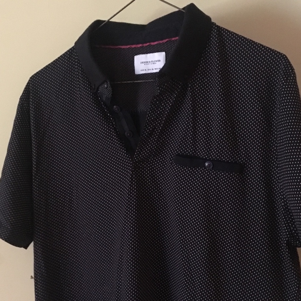 Denim & Flower Blue Polo BRAND NEW